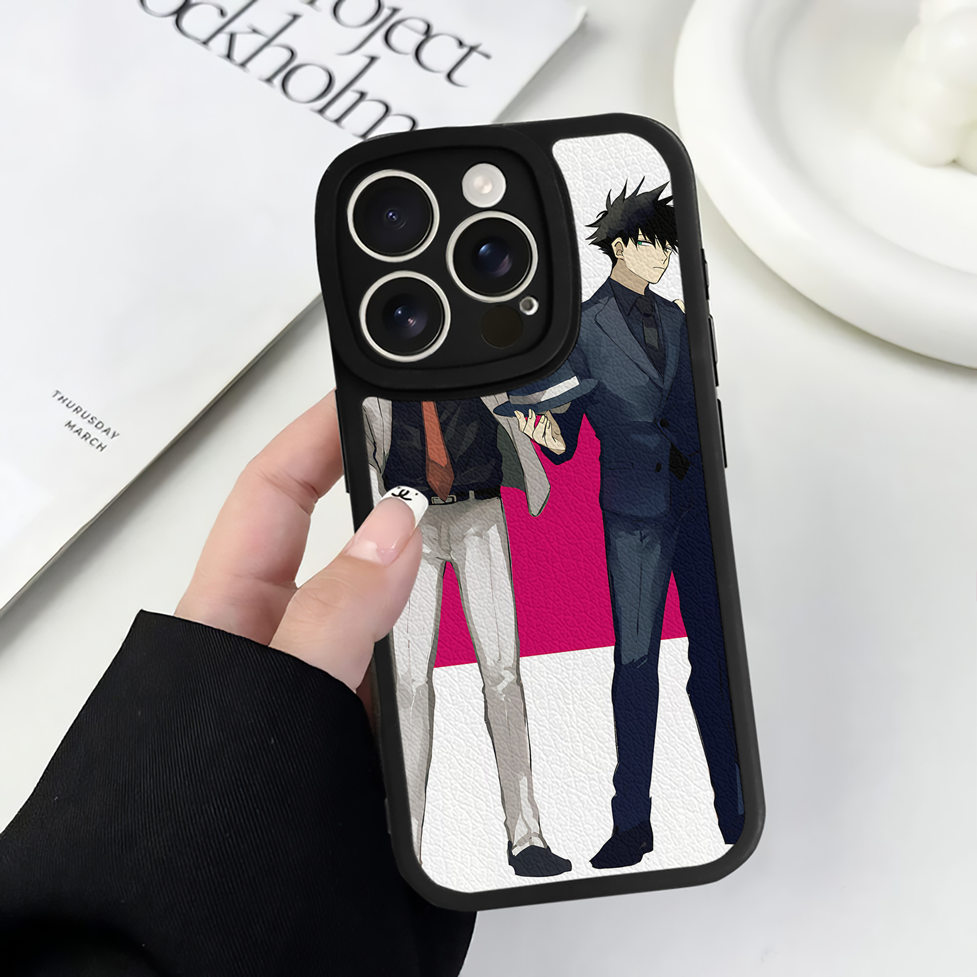 （画像用） SPY×FAMILY间谍家家酒 【iPhone 16シリーズ対応】シリコンスマホケース（レザー調） 材質：シリコン